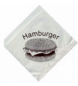 Sáček 16 x 16 cm na hamburger  [500 ks]
