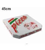 Krabice na pizzu z vlnité lepenky 45 x 45 x 4 cm [50 ks] zkos.